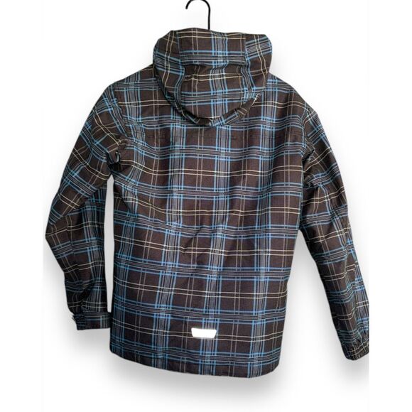 Killtec Boys Blue Plaid Full Zip All Weather Snowboarding Jacket sz 12 Resort Ou - Picture 5 of 5